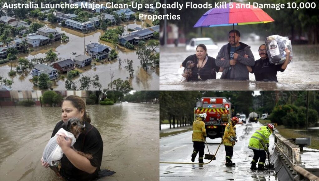 Australia Launches Major Clean-Up as Deadly Floods Kill 5 and Damage 10,000 Properties