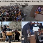 Chaos Erupts at US-Backed Aid Center in Gaza as Starving Civilians Risk Everything for Food Chaos Erupts at US-Backed Aid Center in Gaza as Starving Civilians Risk Everything for Food