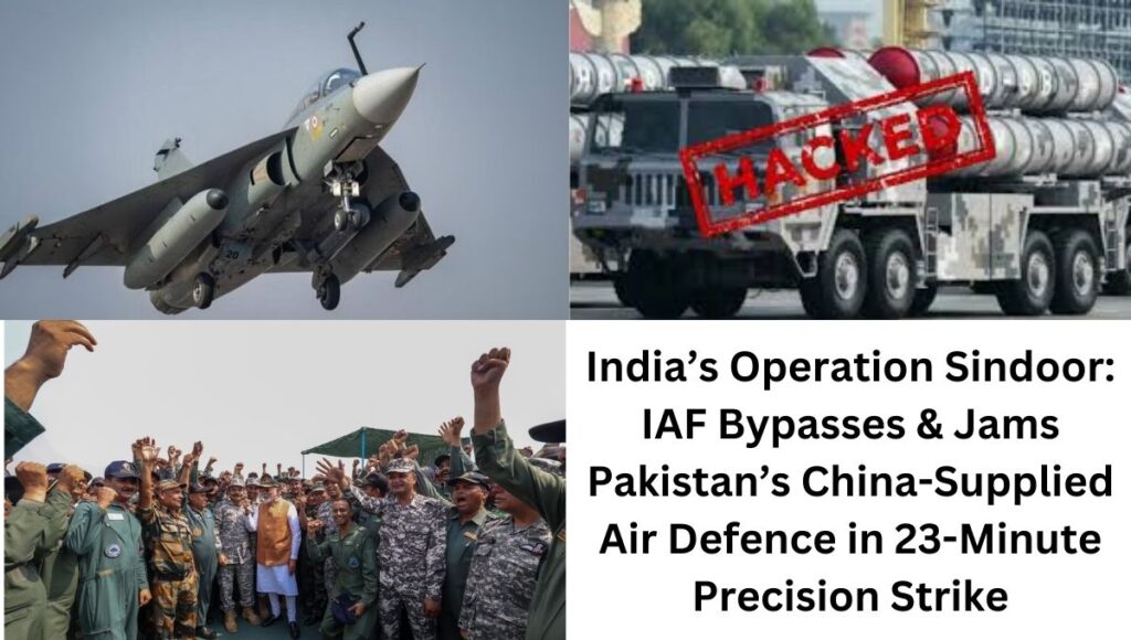 India’s Operation Sindoor: IAF Bypasses & Jams Pakistan’s China-Supplied Air Defence in 23-Minute Precision Strike