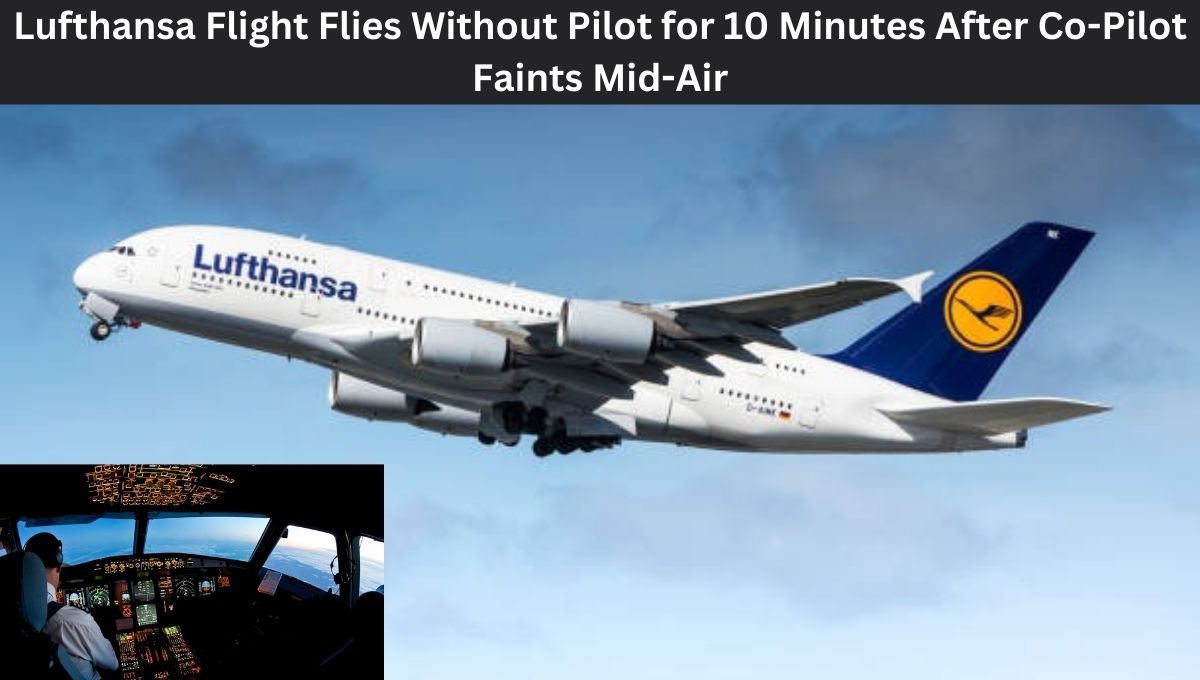 Lufthansa Flight Flies Without Pilot for 10 Minutes After Co-Pilot Faints Mid-Air