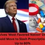 Trump Revives 'Most Favored Nation' Drug Pricing Policy in Bold Move to Slash Prescription Costs by Up to 80%