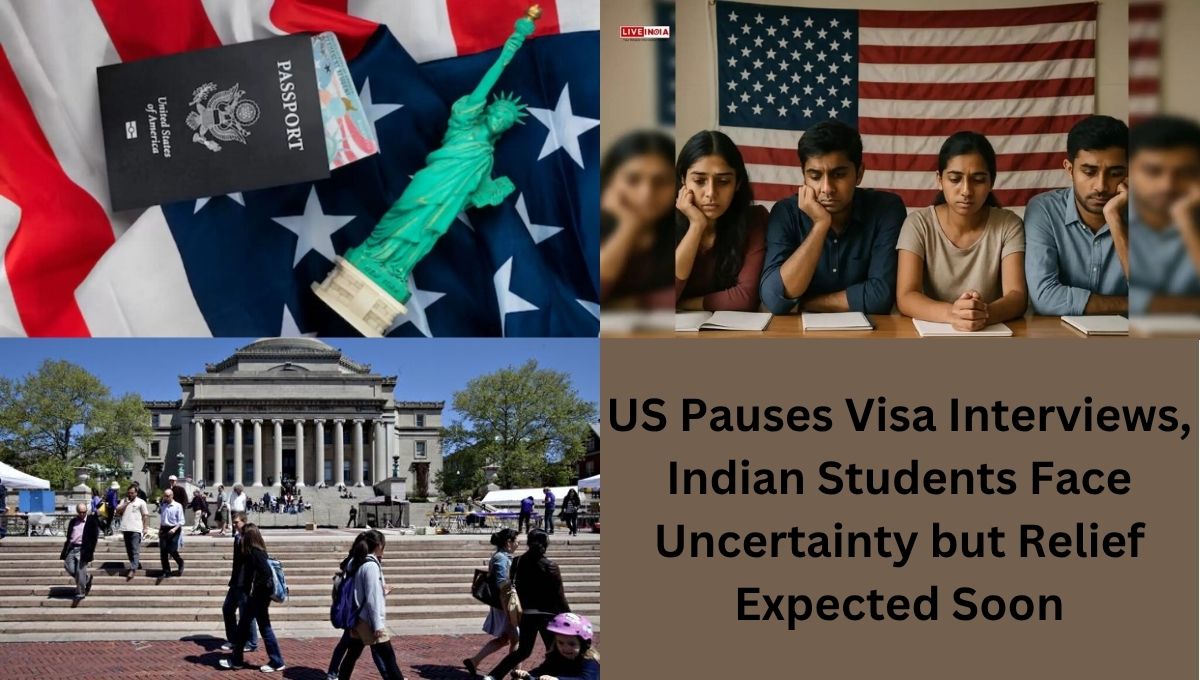 US Pauses Visa Interviews, Indian Students Face Uncertainty but Relief Expected Soon