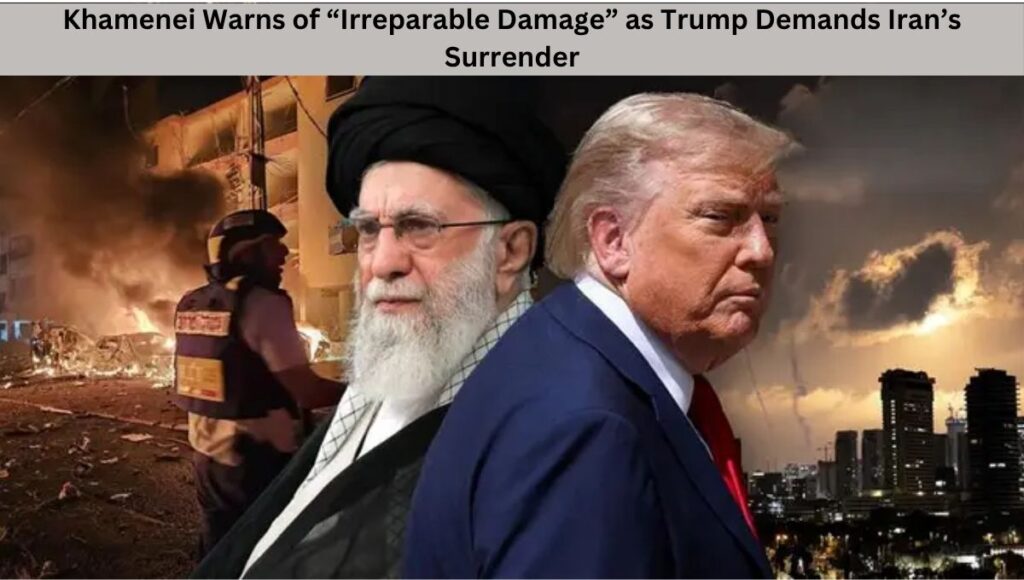 Khamenei Warns of “Irreparable Damage” as Trump Demands Iran’s Surrender