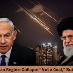 Netanyahu: Iran Regime Collapse “Not a Goal,” But Still Possible