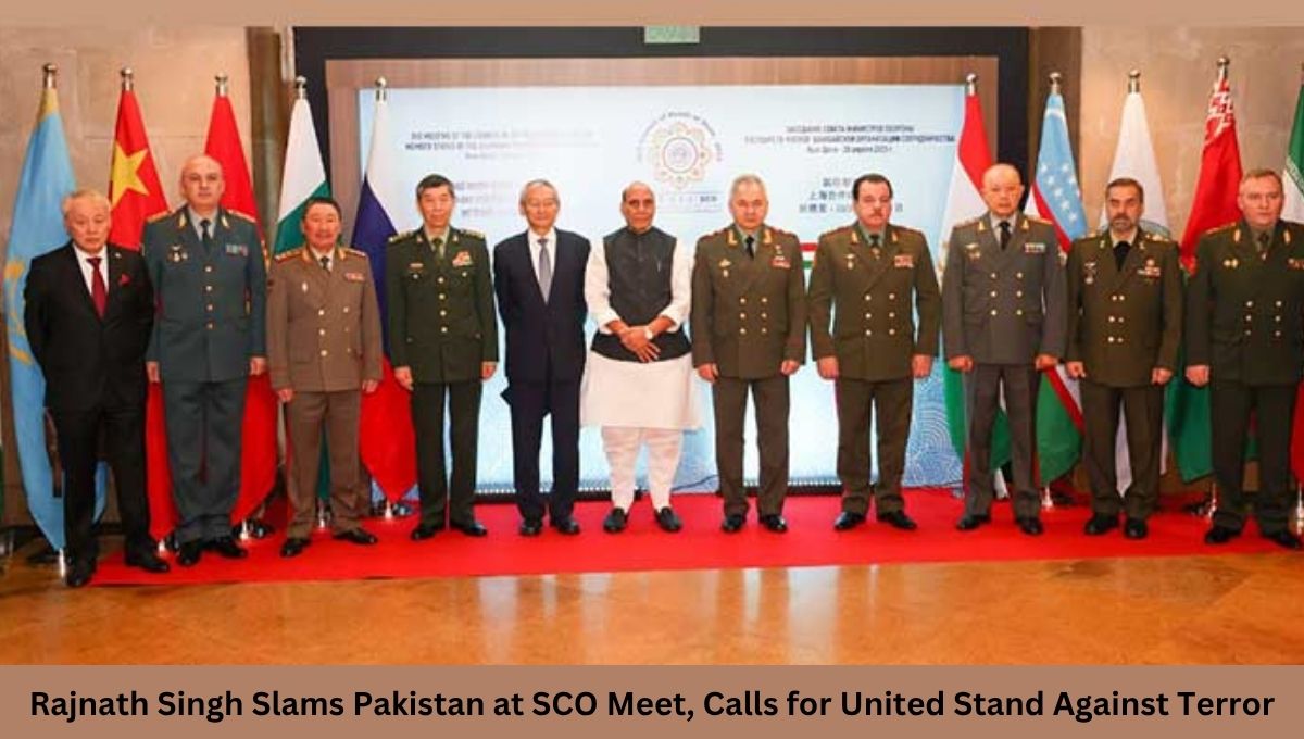 Rajnath Singh Slams Pakistan at SCO Meet, Calls for United Stand Against Terror