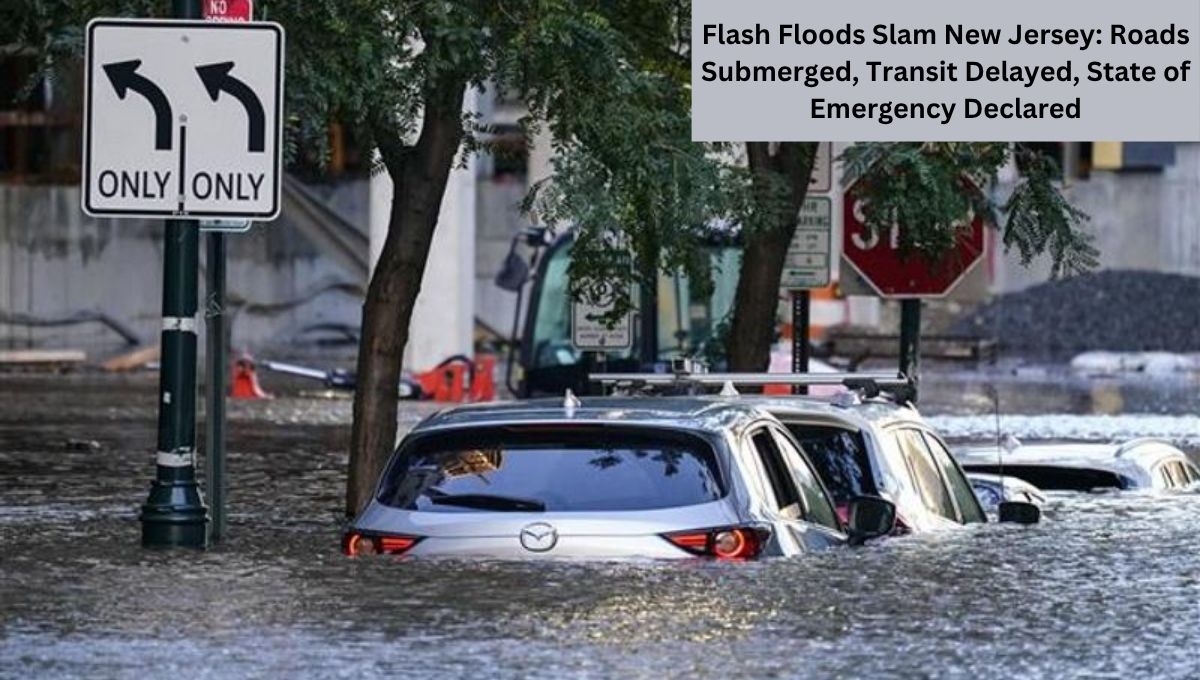 Flash Floods Slam New Jersey: Roads Submerged, Transit Delayed, State of Emergency Declared