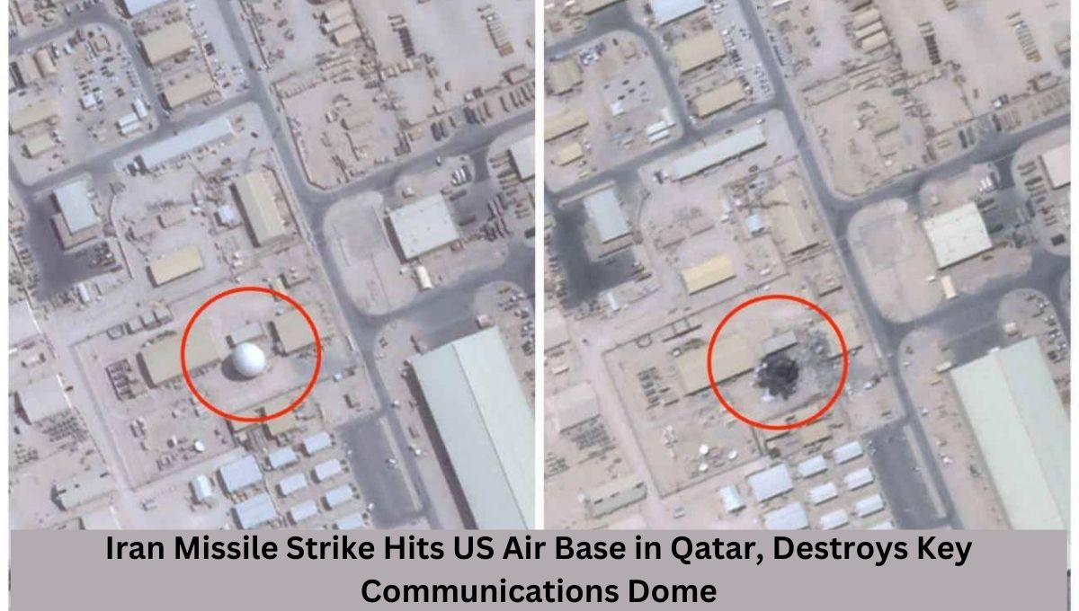 Iran Missile Strike Hits US Air Base in Qatar, Destroys Key Communications Dome