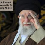Mossad-Linked X Account Alleges Iran’s Khamenei Is ‘On Drugs’ and Sleeping All Day Mossad-Linked X Account Alleges Iran’s Khamenei Is ‘On Drugs’ and Sleeping All Day