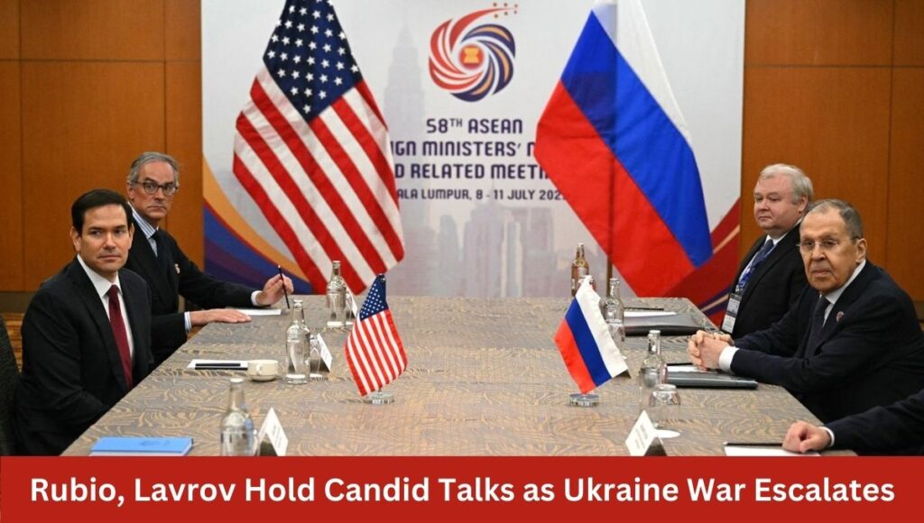 Rubio, Lavrov Hold Candid Talks as Ukraine War Escalates