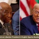 Trump’s Comment on Liberian President’s English Sparks Backlash Across Africa