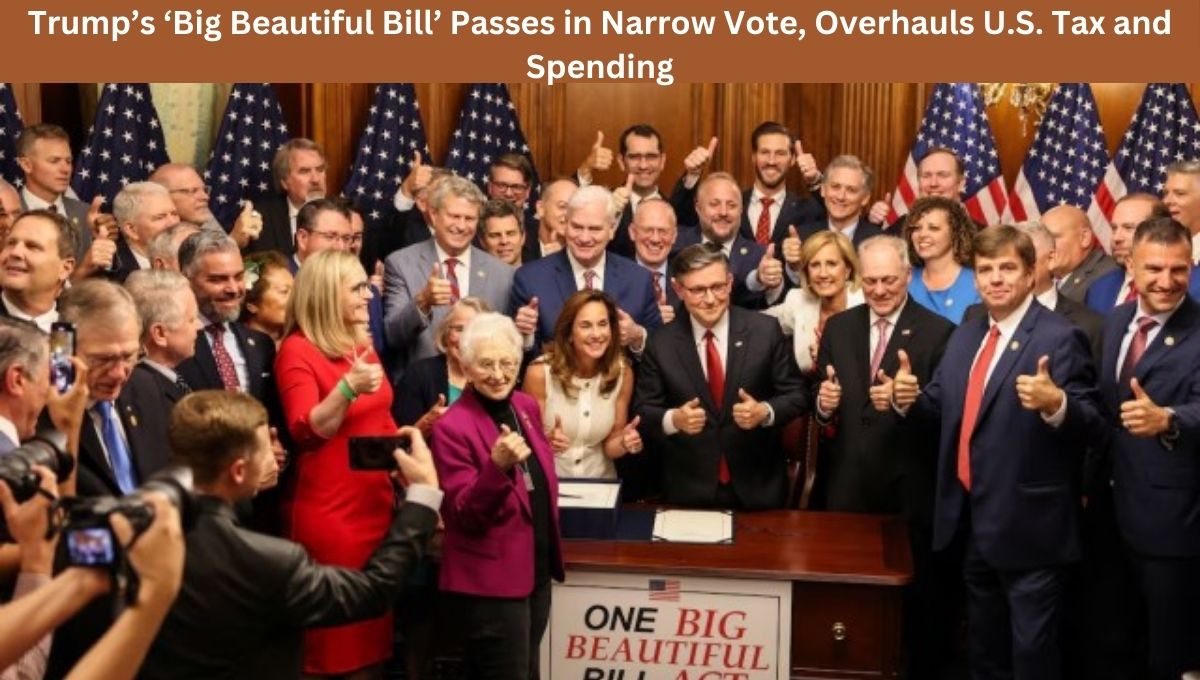 Trump’s ‘Big Beautiful Bill’ Passes in Narrow Vote, Overhauls U.S. Tax and Spending