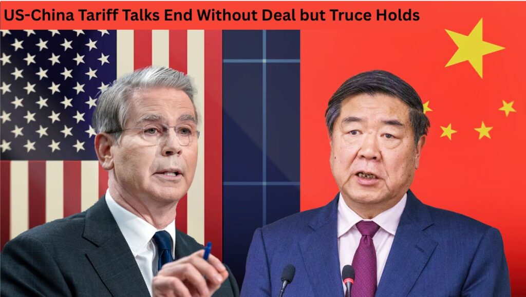 US-China Tariff Talks End Without Deal but Truce Holds