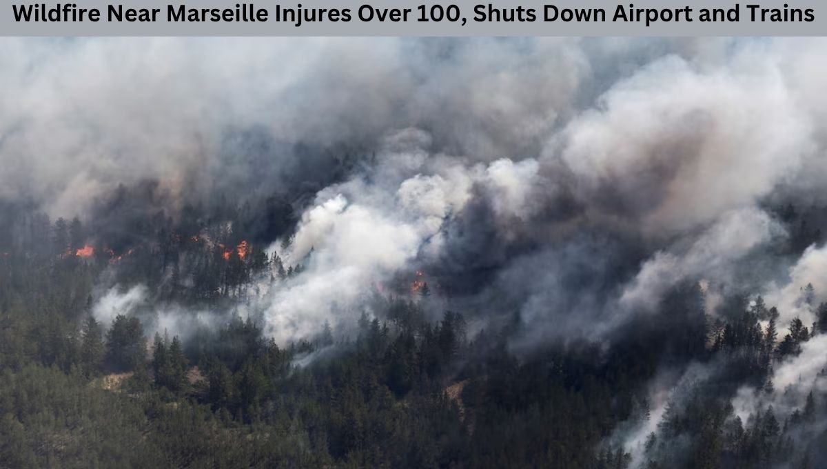 Wildfire Near Marseille Injures Over 100, Shuts Down Airport and Trains