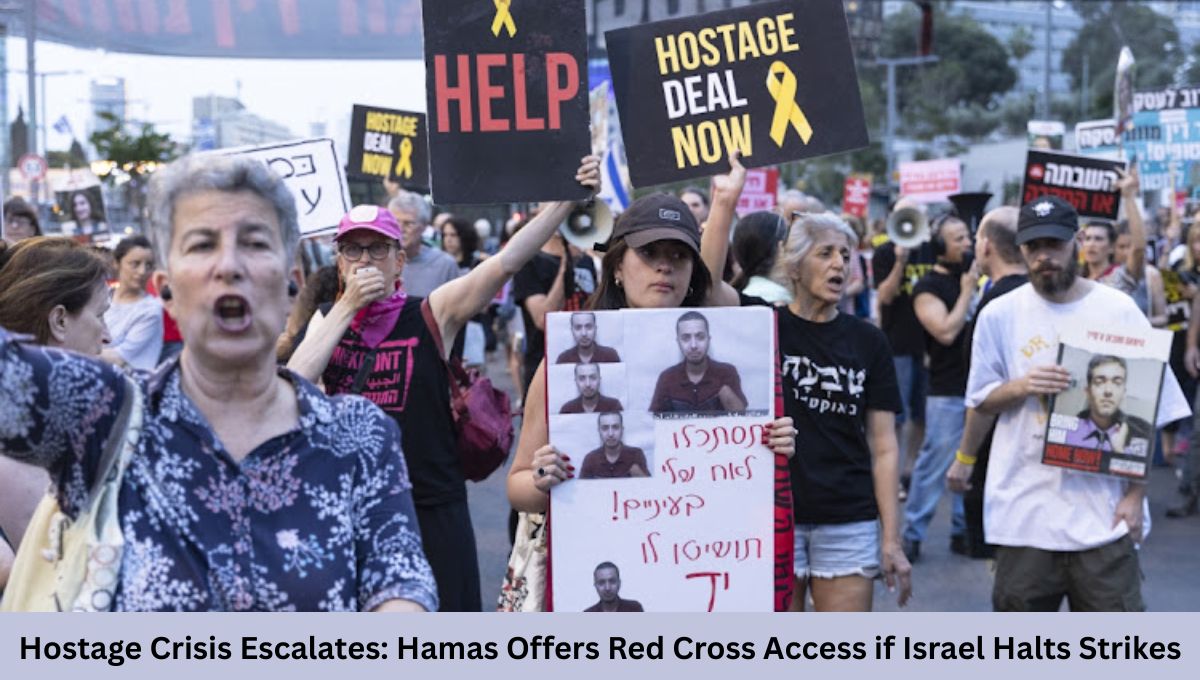 Hostage Crisis Escalates: Hamas Offers Red Cross Access if Israel Halts Strikes