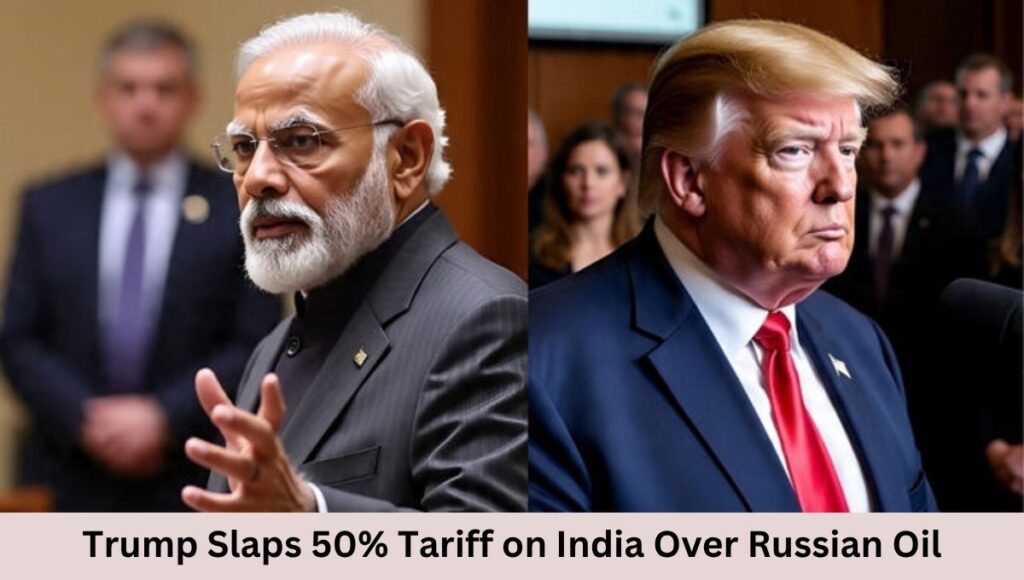 Trump Slaps 50% Tariff on India Over Russian Oil