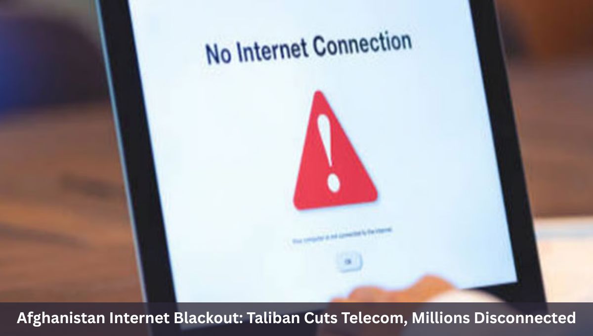 Afghanistan Internet Blackout: Taliban Cuts Telecom, Millions Disconnected