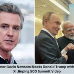 California Governor Gavin Newsom Mocks Donald Trump with PM Modi, Putin, Xi Jinping SCO Summit Video