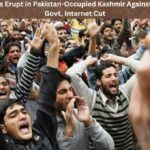Massive Protests Erupt in Pakistan-Occupied Kashmir Against Shehbaz Sharif Govt, Internet Cut