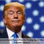 US President Donald Trump has once again claimed he deserves the Nobel Peace Prize for ending “seven wars,” including this year’s India-Pakistan conflict. Speaking at the American Cornerstone Institute Founder’s Dinner, Trump insisted that his trade diplomacy prevented nuclear escalation between New Delhi and Islamabad, while also boasting of mediating conflicts across Asia, Africa, and the Middle East.