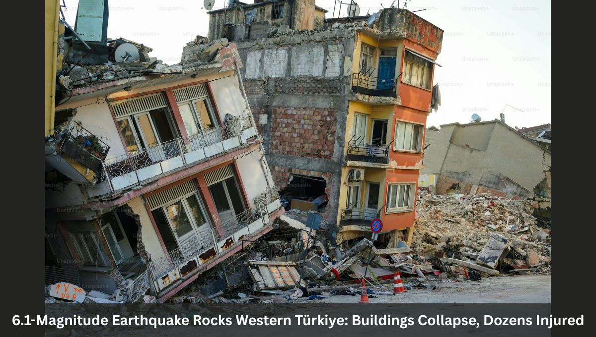 6.1-Magnitude Earthquake Rocks Western Türkiye: Buildings Collapse, Dozens Injured