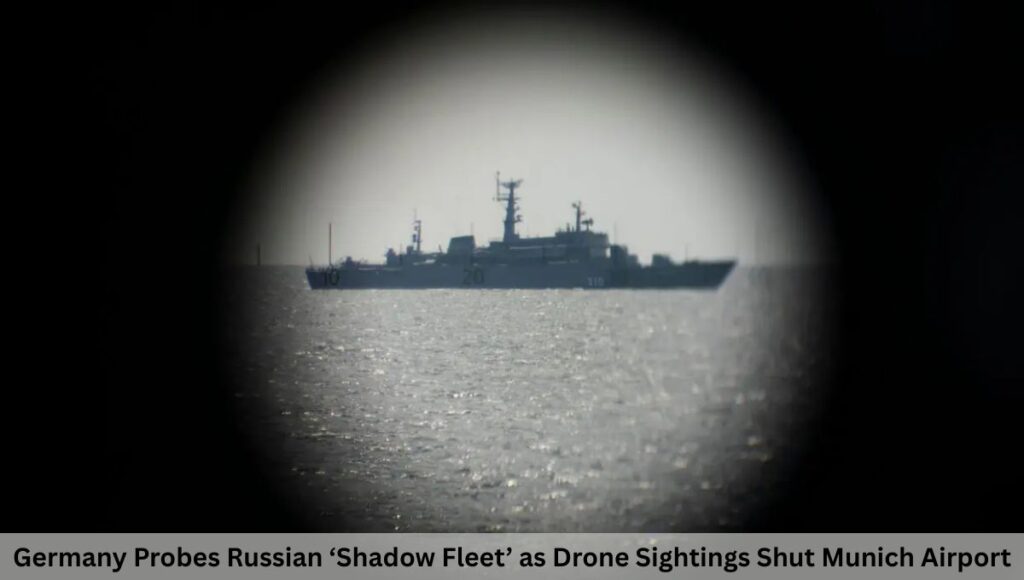 Germany Probes Russian ‘Shadow Fleet’ as Drone Sightings Shut Munich Airport
