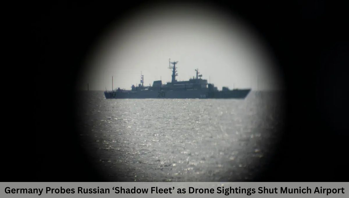 Germany Probes Russian ‘Shadow Fleet’ as Drone Sightings Shut Munich Airport