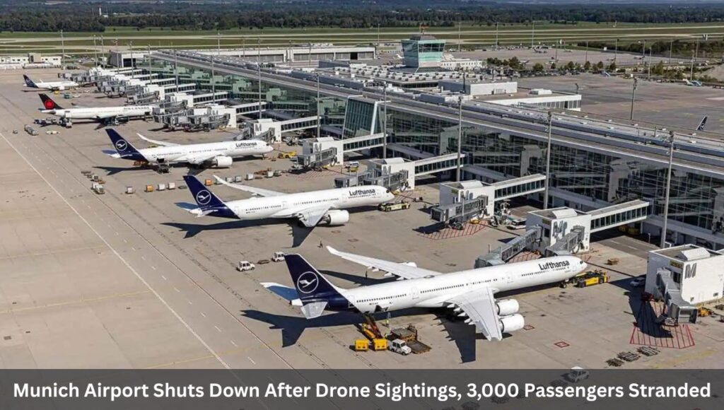 Munich Airport Shuts Down After Drone Sightings, 3,000 Passengers Stranded