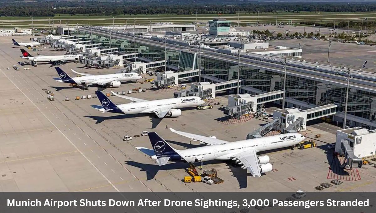 Munich Airport Shuts Down After Drone Sightings, 3,000 Passengers Stranded