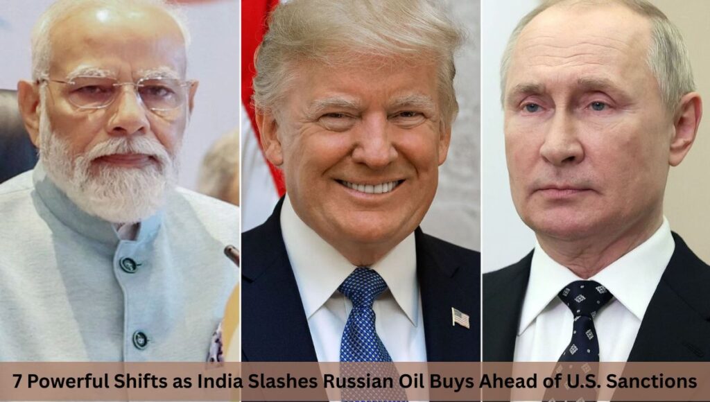 7 Powerful Shifts as India Slashes Russian Oil Buys Ahead of U.S. Sanctions