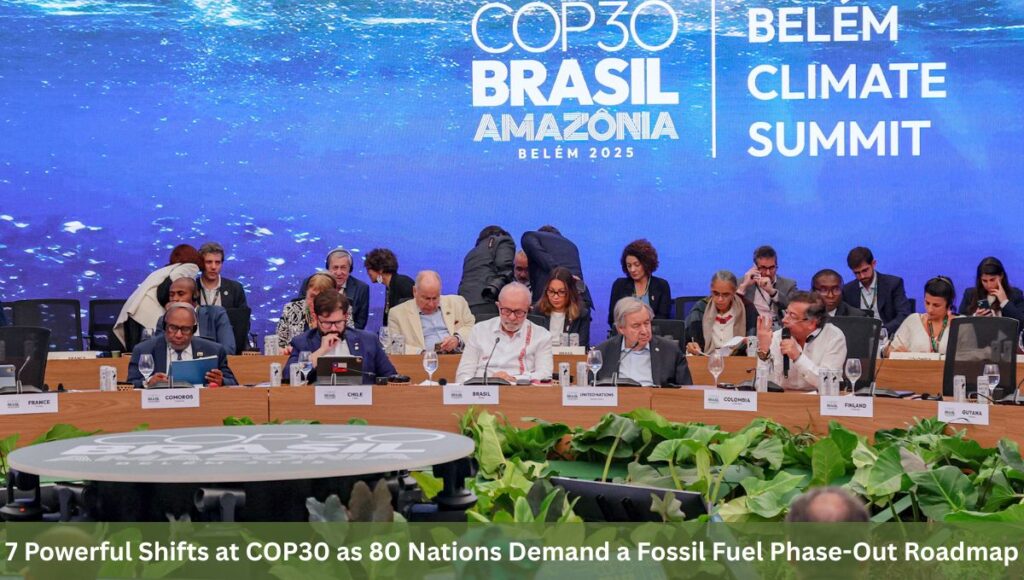 7 Powerful Shifts at COP30 as 80 Nations Demand a Fossil Fuel Phase-Out Roadmap
