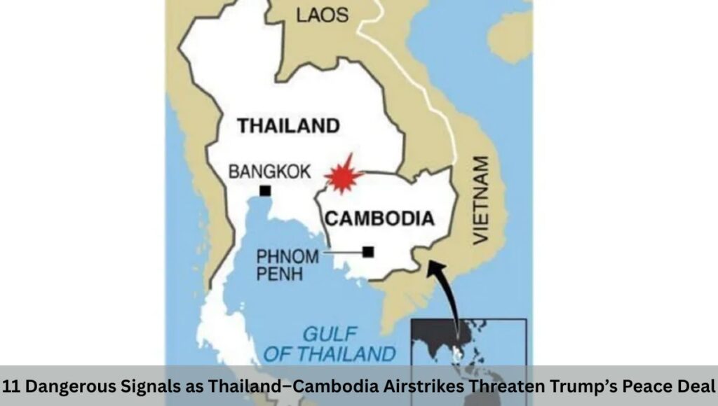 11 Dangerous Signals as Thailand–Cambodia Airstrikes Threaten Trump’s Peace Deal