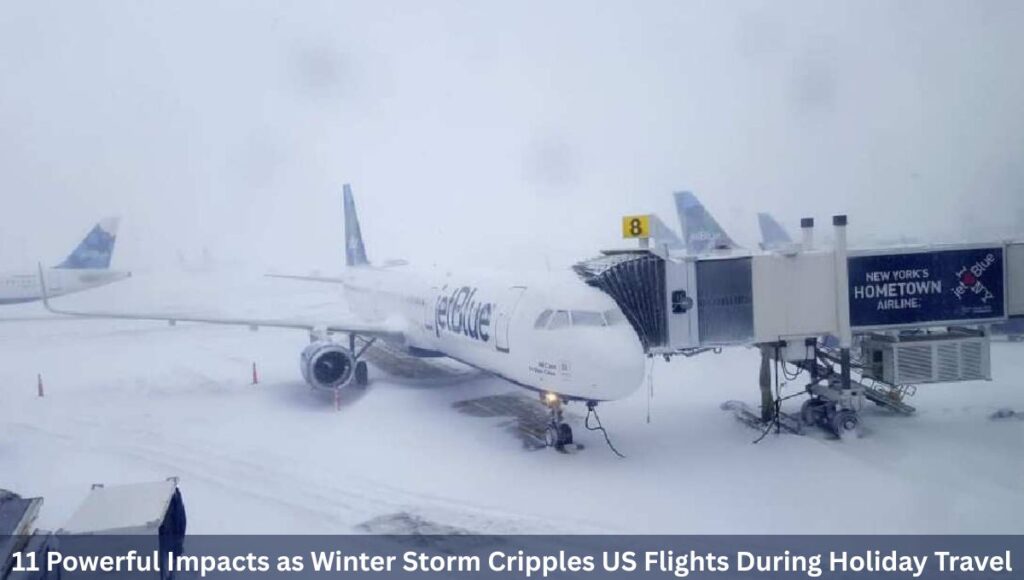 11 Powerful Impacts as Winter Storm Cripples US Flights During Holiday Travel