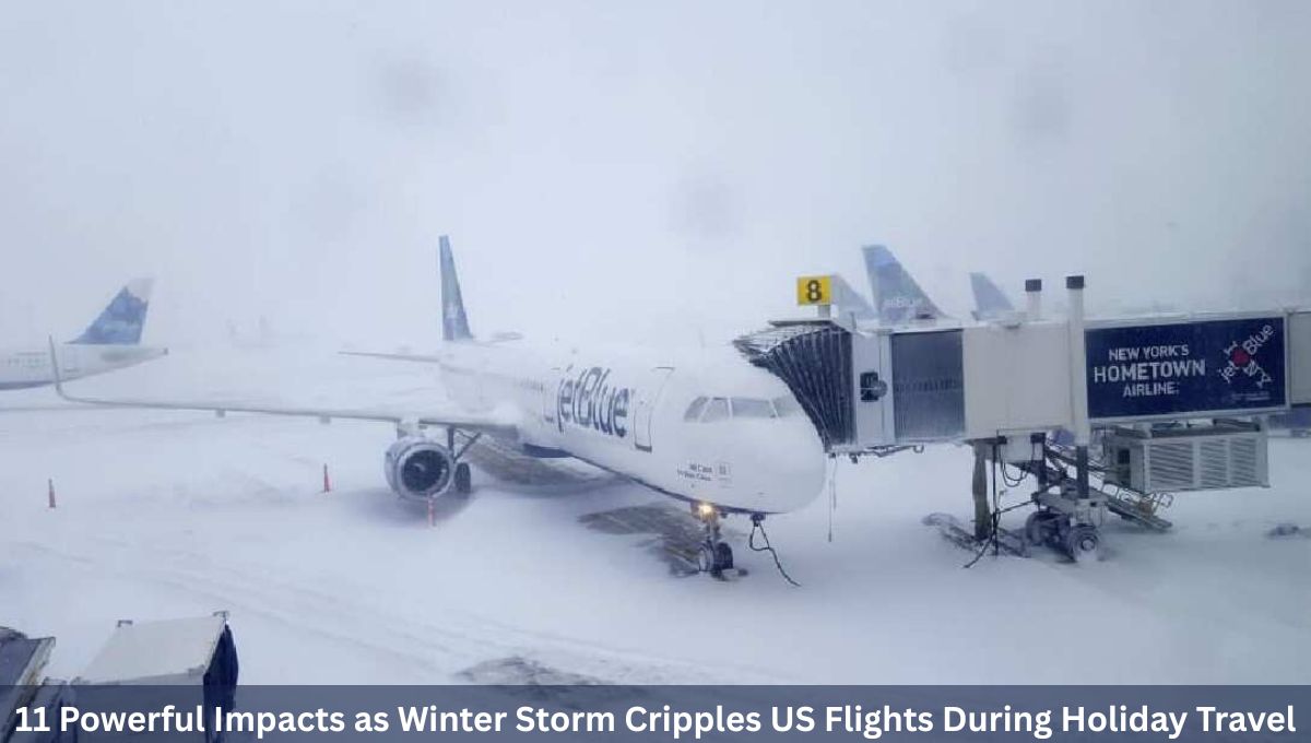 11 Powerful Impacts as Winter Storm Cripples US Flights During Holiday Travel