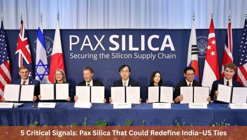 5 Critical Signals: Pax Silica That Could Redefine India–US Ties