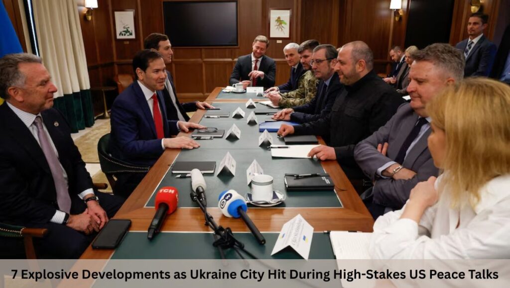 7 Explosive Developments as Ukraine City Hit During High-Stakes US Peace Talks