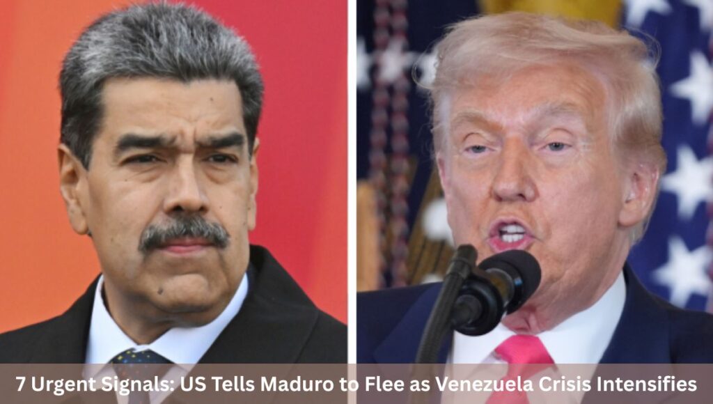 7 Urgent Signals: US Tells Maduro to Flee as Venezuela Crisis Intensifies