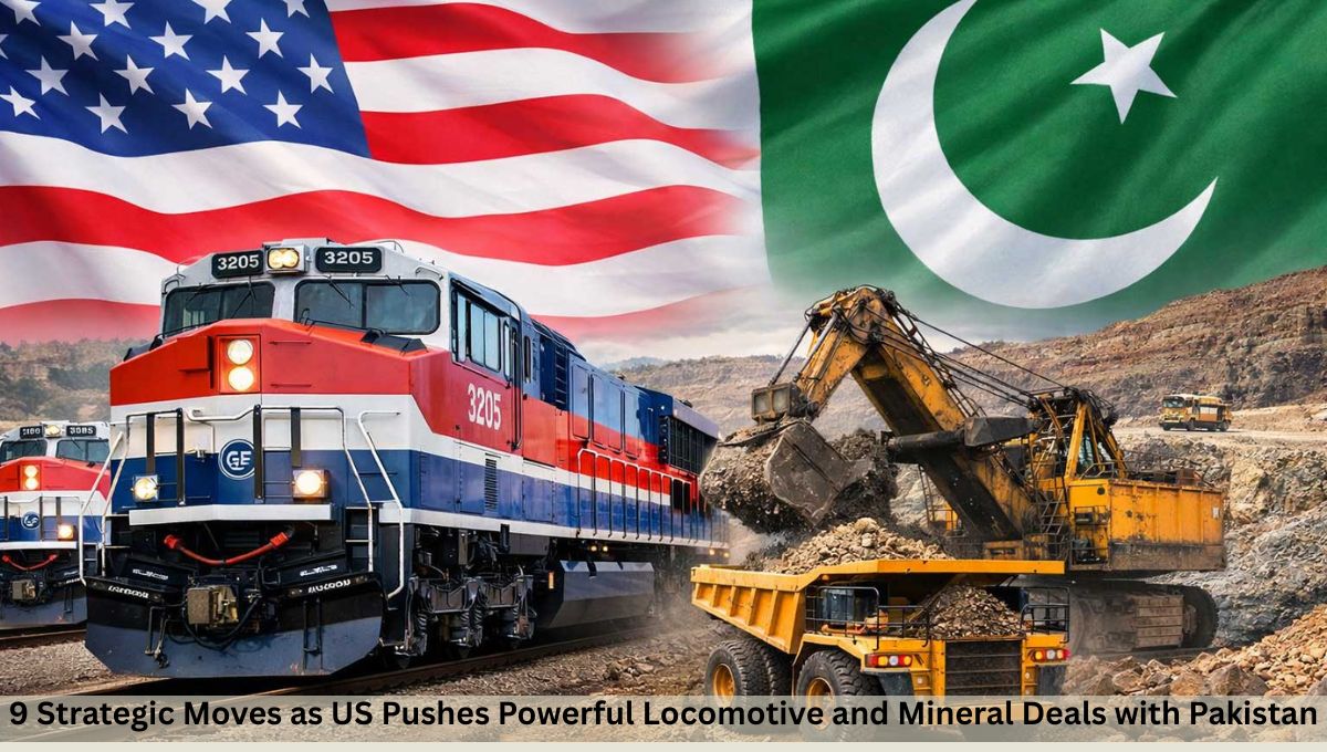 9 Strategic Moves as US Pushes Powerful Locomotive and Mineral Deals with Pakistan