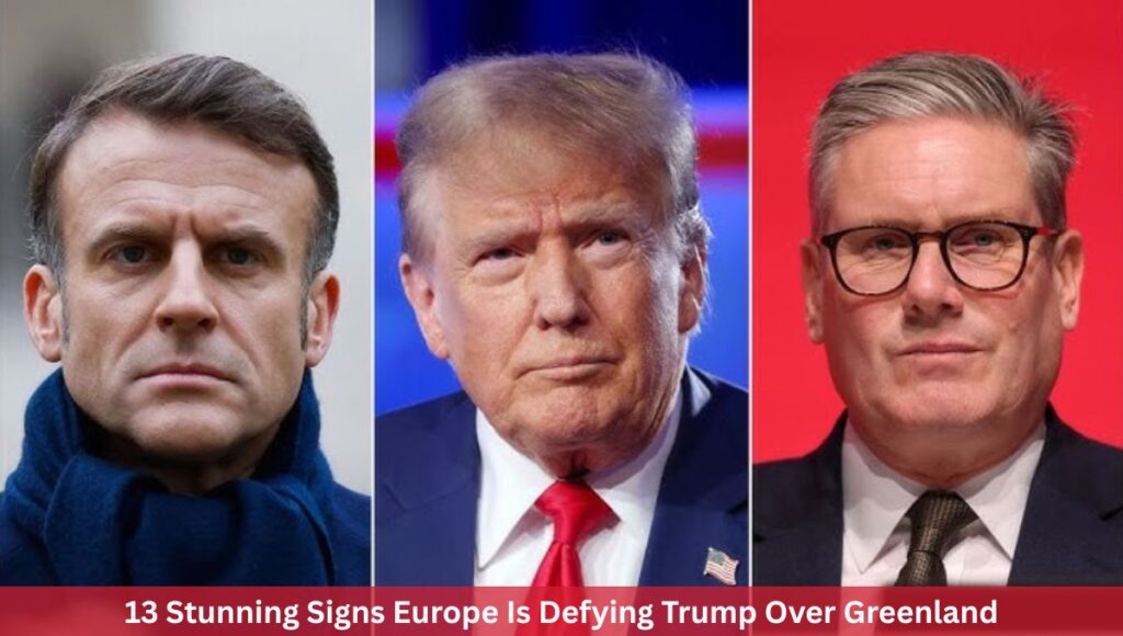 13 Stunning Signs Europe Is Defying Trump Over Greenland