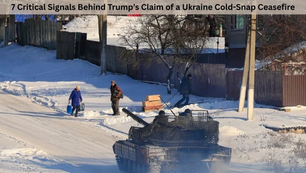 7 Critical Signals Behind Trump’s Claim of a Ukraine Cold-Snap Ceasefire