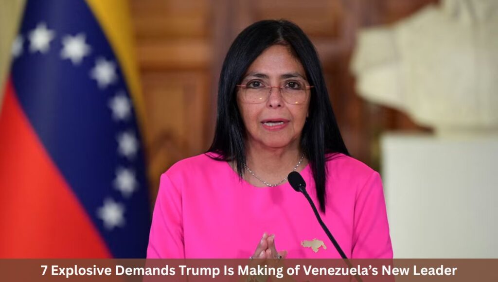 7 Explosive Demands Trump Is Making of Venezuela’s New Leader