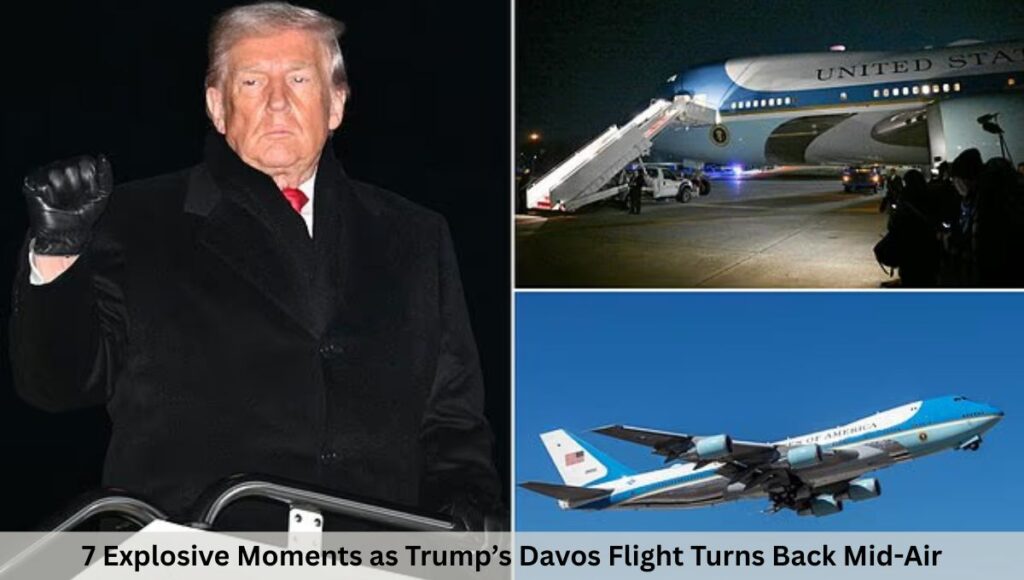 7 Explosive Moments as Trump’s Davos Flight Turns Back Mid-Air