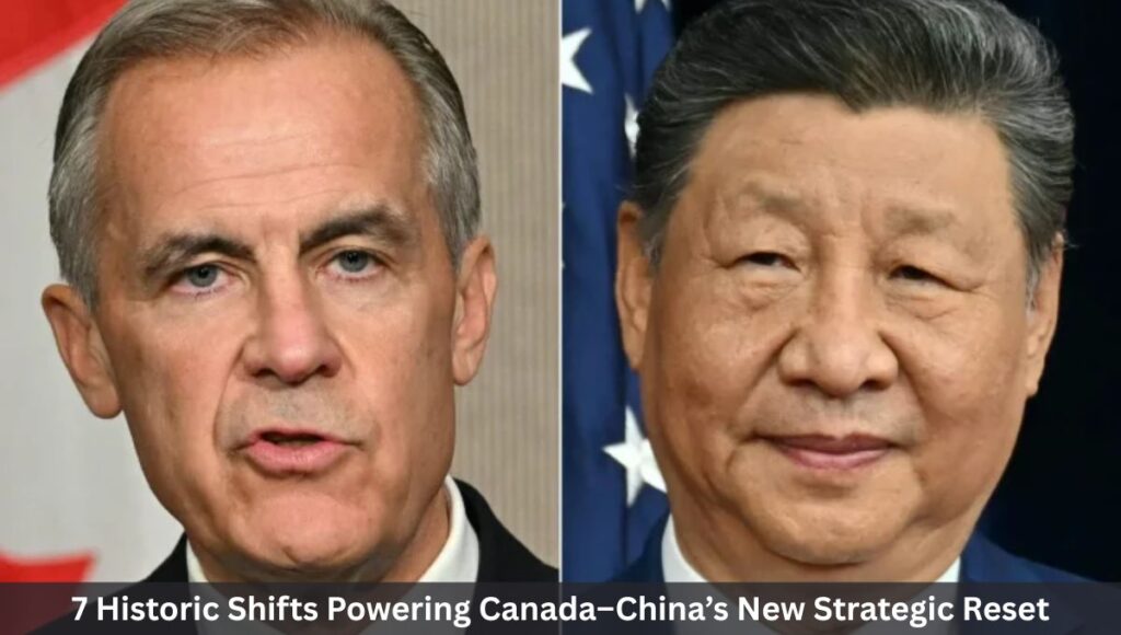 7 Historic Shifts Powering Canada–China’s New Strategic Reset