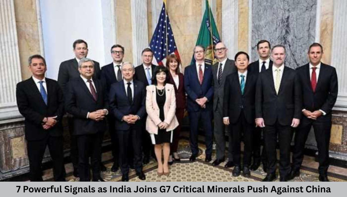 7 Powerful Signals as India Joins G7 Critical Minerals Push Against China