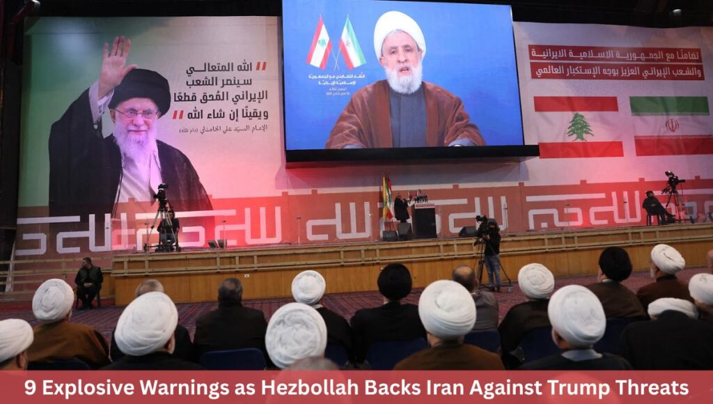 9 Explosive Warnings as Hezbollah Backs Iran Against Trump Threats