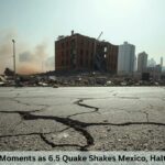 9 Powerful Moments as 6.5 Quake Shakes Mexico, Halts President