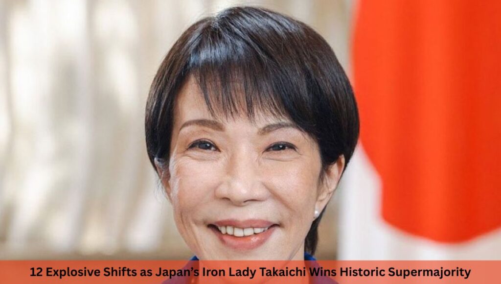 12 Explosive Shifts as Japan’s Iron Lady Takaichi Wins Historic Supermajority