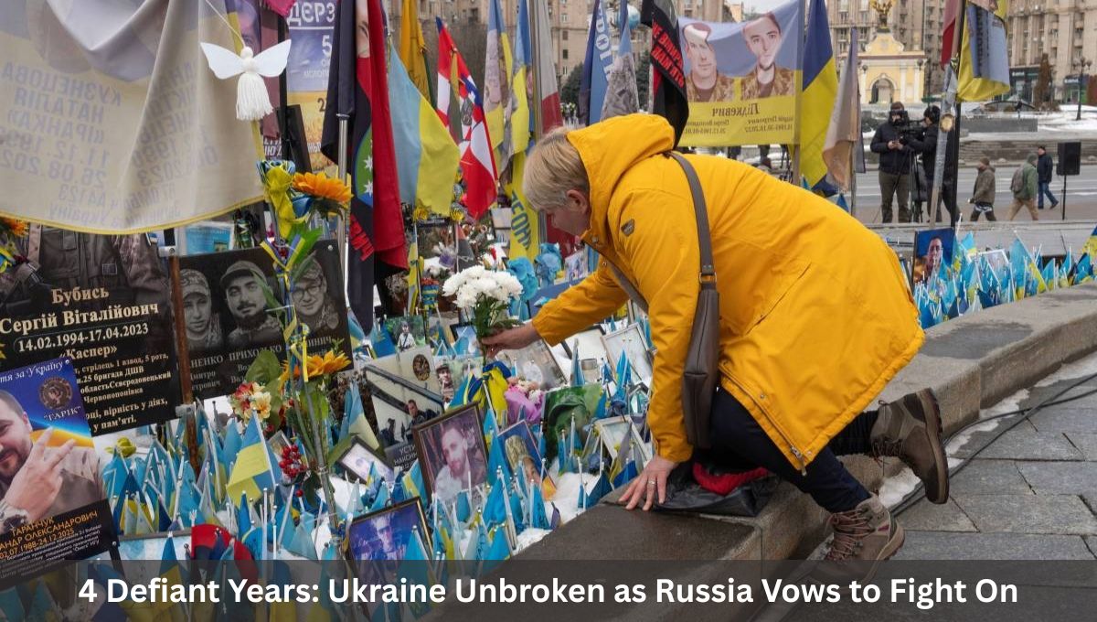 4 Defiant Years: Ukraine Unbroken as Russia Vows to Fight On