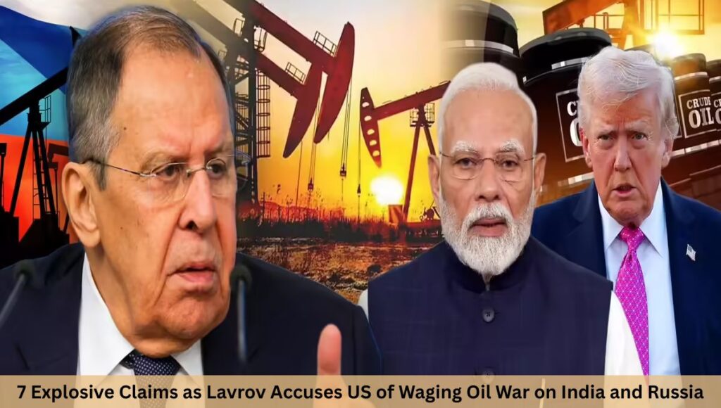 7 Explosive Claims as Lavrov Accuses US of Waging Oil War on India and Russia