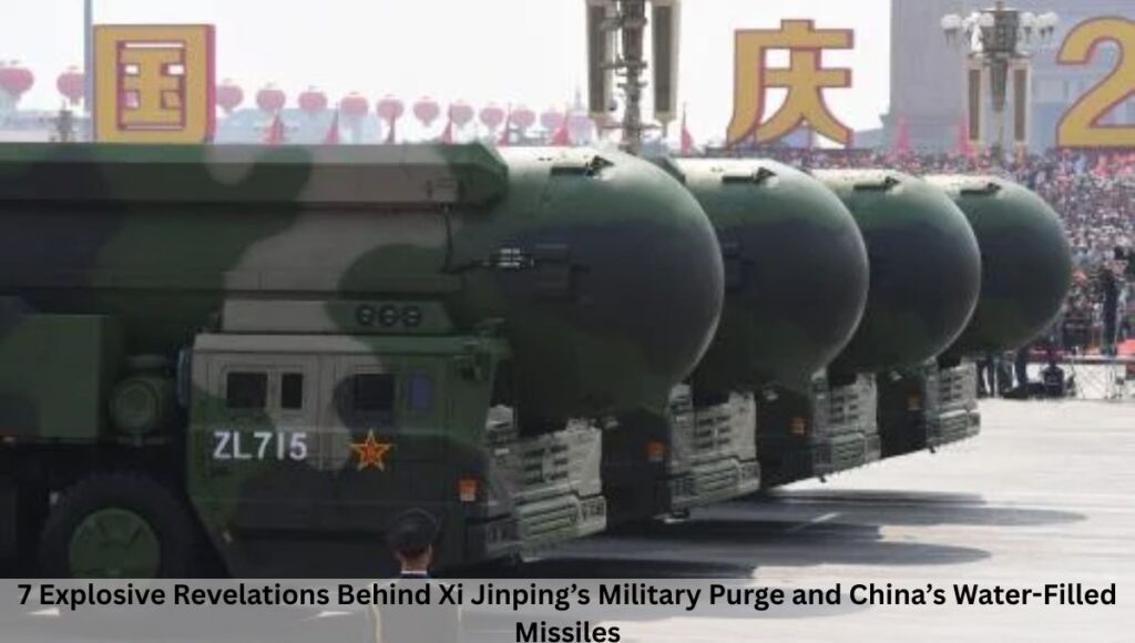 7 Explosive Revelations Behind Xi Jinping’s Military Purge and China’s Water-Filled Missiles