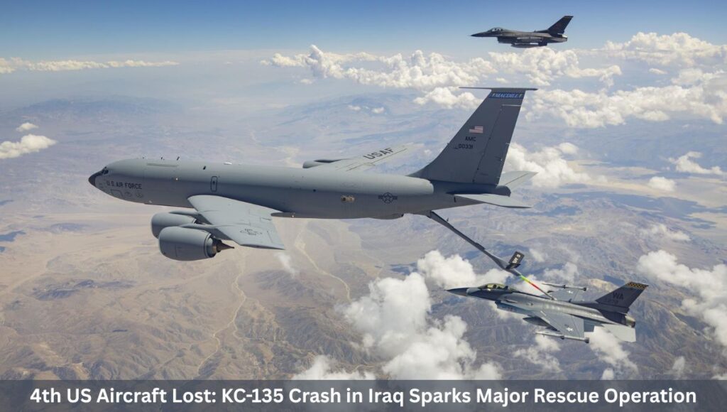 4th US Aircraft Lost: KC-135 Crash in Iraq Sparks Major Rescue Operation